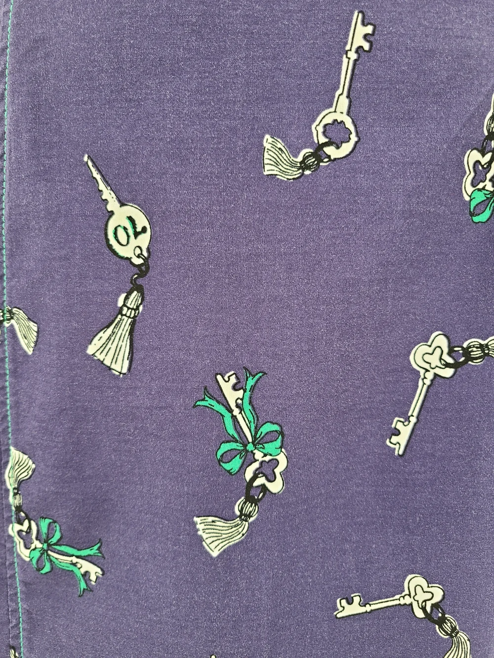 Anthropologie's Maeve Mini Halter Dress With Whimsical Key Print Size XL